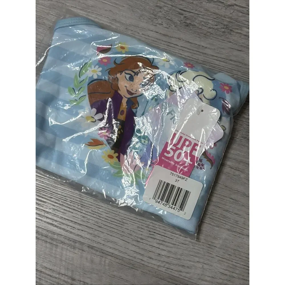 Frozen Swimsuit Toddler Girl One-Piece 3T Elsa Swim NWT Disney New
